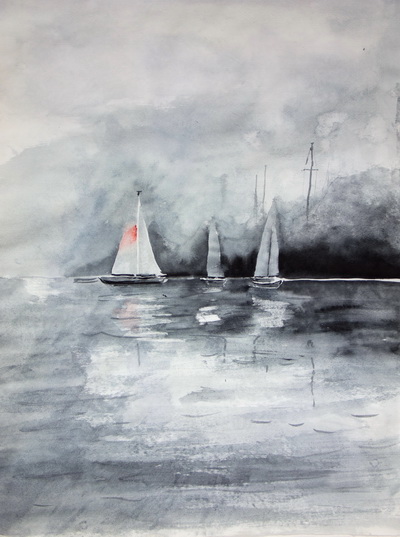 Rudolf Schar, "Segelboote"